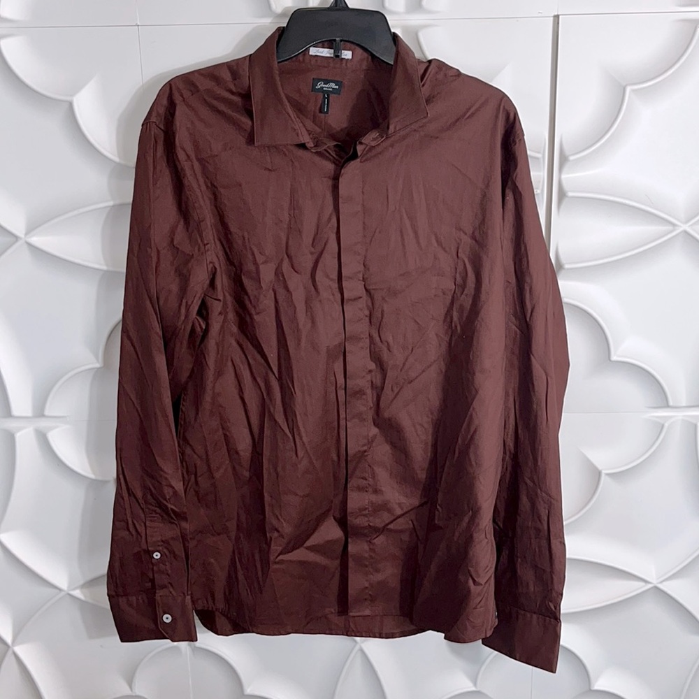 NEW GOODMAN brand Oxford button up shirt sz L.   (94)